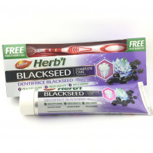 Зубная паста Dabur Herb'l Blackseed 150 г + зубная щётка